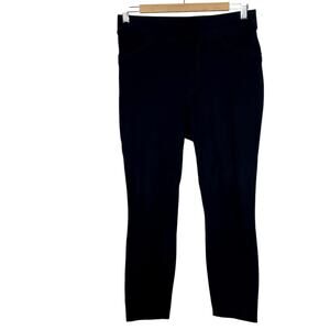 Spanx The Perfect Pants Hi-Rise Skinny Ponte Black Women Size M Petite